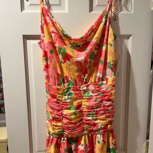 For Love And Lemons Multicolor Floral Dress